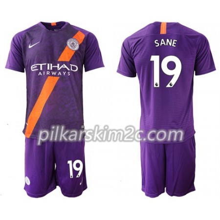 Koszulka Manchester City Sane 19 Dziecięca Trzeciej 2018-2019 - Koszulki Piłkarskie
